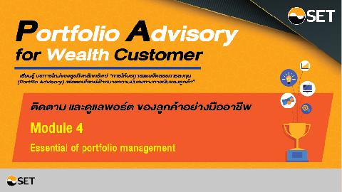 Portfolio Advisory for Wealth Customer Module 4